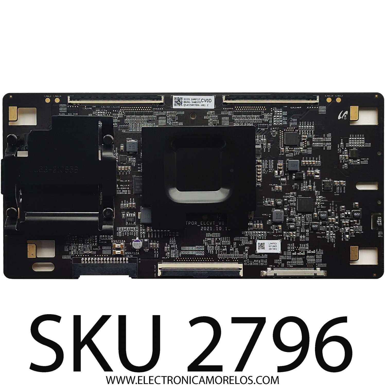 T-CON PARA TV SAMSUNG / NUMERO DE PARTE BN96-54037D / 21Y_VBUATPOR_ELCVT_V0.2 / LJ9449763H / LJ94-49763H  / PANEL CY-AB055FLLVCH / MODELO QN55S95BDFXZA FE03	